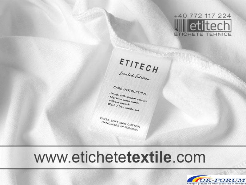 Etichete textile imprimate - 1