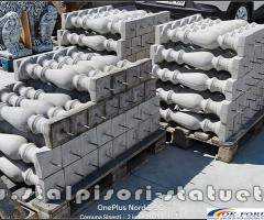 Stâlpișori, baluștri, popici, mosoare, din beton, model B2.