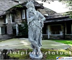 Statuetă domnița cu coroniță, din beton, model S44.