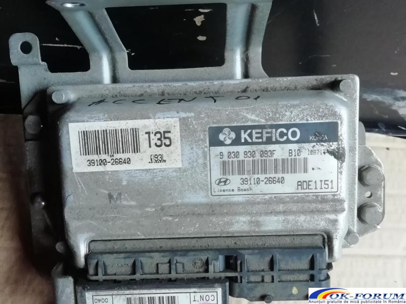39110 26640 ecu calculator motor Hyundai Accent benzina 2001 - 1