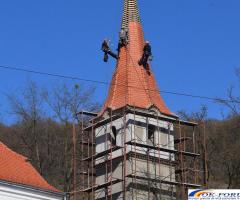 Reparații acoperișuri cu alpiniști Cluj-Napoca
