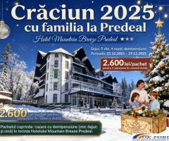Crăciun 2025 cu familia la Predeal