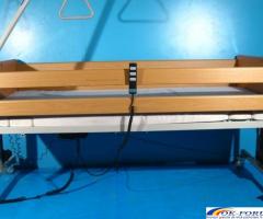 Pat electric pentru ingrijire pacienti cu doua sectiuni