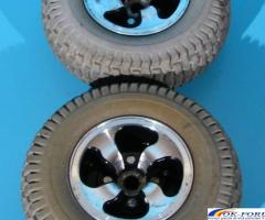 Roata originala cu cauciuc si camera pentru 13x5.00-6