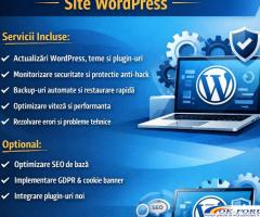Administrare & Mentenanta Site WordPress