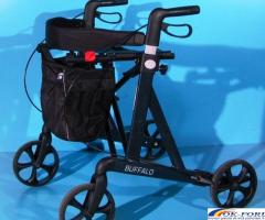 Cadru de mers cu roti din aluminiu