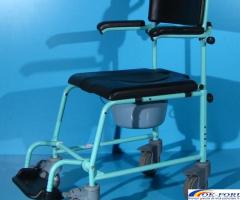 Scaun cu WC si rotile invalizi - Meyra