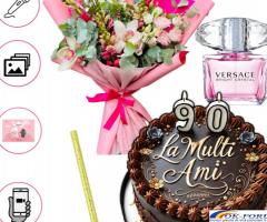 Flori cu livrare rapidă și surprize dulci la domiciliu