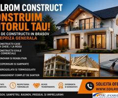 Firma Constructii Brasov - Constructii Case la Cheie, Case la Rosu, Renovari si Antrepriza Generala