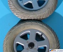 Roata cauciuc si camera pentru carucior electric 3.00-8